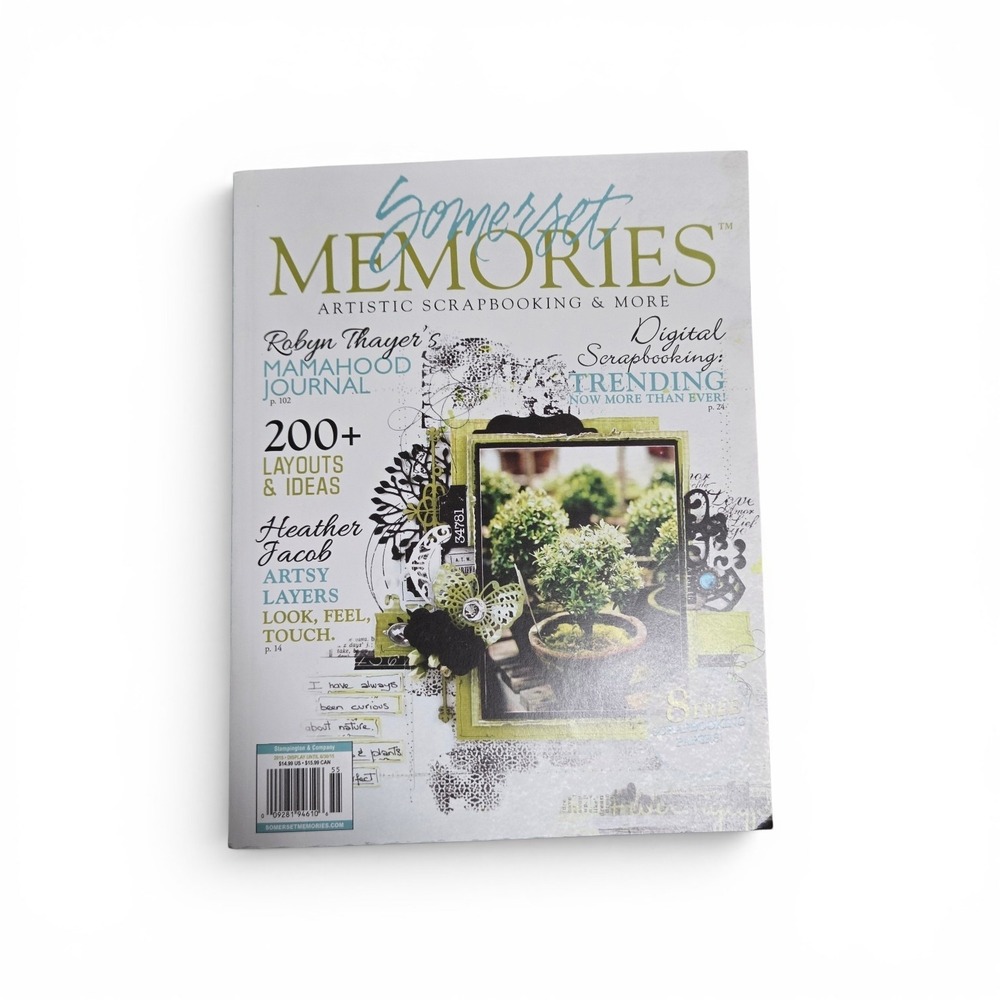 Somerset Memories Artistic Scrapbooking Magazine 2015 Stampington & Company